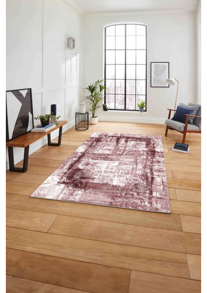 Dijital Baskılı Sade Modern Yıkanabilir Kaymaz Yolluk Mutfak Salon Halısı, Sade-81-Bordo, fiyatları