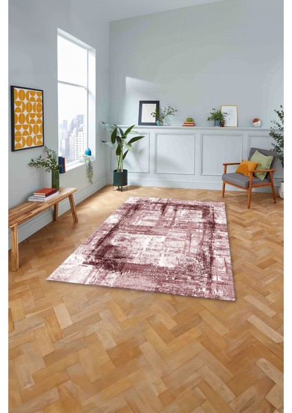 Dijital Baskılı Sade Modern Yıkanabilir Kaymaz Yolluk Mutfak Salon Halısı, Sade-81-Bordo, fırsatları