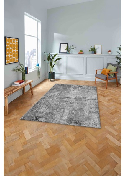 Dijital Baskılı Sade Geçişli Desen Yıkanabilir Kaymaz Yolluk Mutfak Salon Halısı, Sade-101-Gri, fırsatları