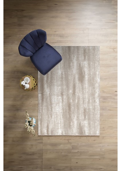 Dijital Baskılı Sade Motifli Yıkanabilir Kaymaz Yolluk Mutfak Salon Halısı, Sade-98-Bej,