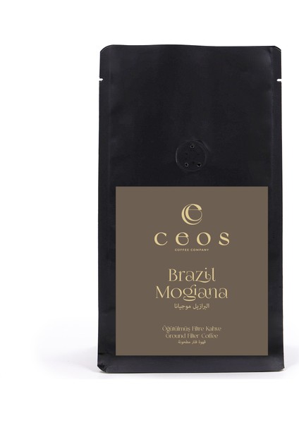 Brazil Mogiana Taze Öğütülmüş Filtre Kahve (250 gr)