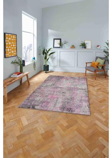 Dijital Baskılı Sade Geçişli Desen Yıkanabilir Kaymaz Yolluk Mutfak Salon Halısı, Sade-101-Pembe, fırsatları