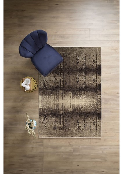 Dijital Baskılı Sade Buğulu Model Yıkanabilir Kaymaz Yolluk Mutfak Salon Halısı, Sade-75-Bej,