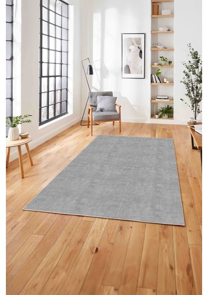 Dijital Baskılı Sade Klasik Modern Yıkanabilir Kaymaz Yolluk Mutfak Salon Halısı, Sade-109-Gri, indirimleri