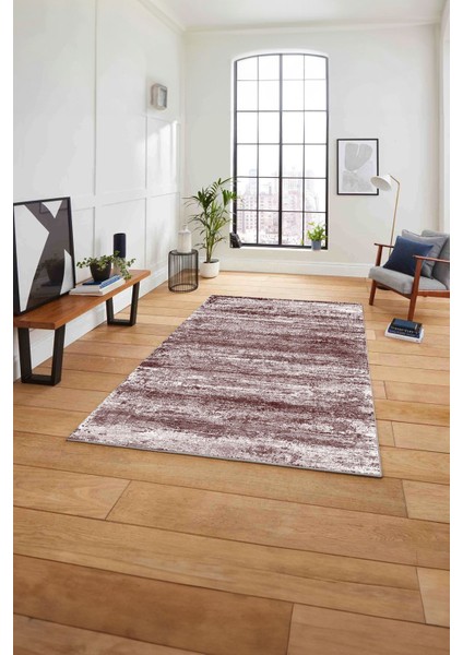 Dijital Sade Modern Geçişli Desen Yıkanabilir Kaymaz Yolluk Mutfak Salon Halısı, Sade-102-Bordo, fiyatları