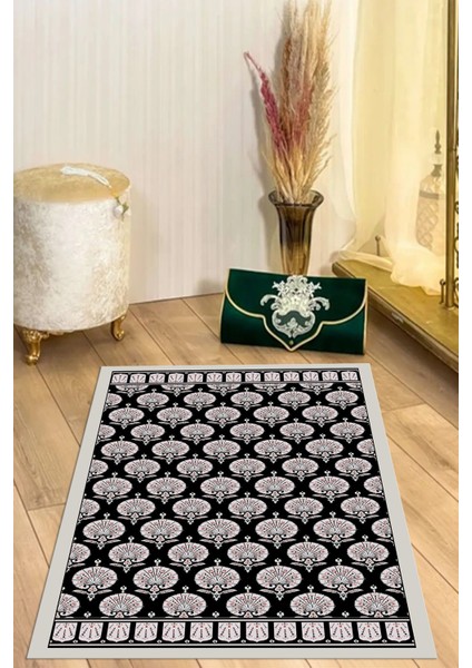 Dijital Baskılı Kaymaz Taban Yıkanabilir Hediyelik Çeyizlik Namazlık Seccade, Seccade-66-Siyah, fiyatları