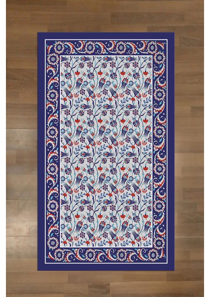 Dijital Baskılı Kaymaz Taban Yıkanabilir Hediyelik Çeyizlik Namazlık Seccade, Seccade-67-Mavi, indirimleri