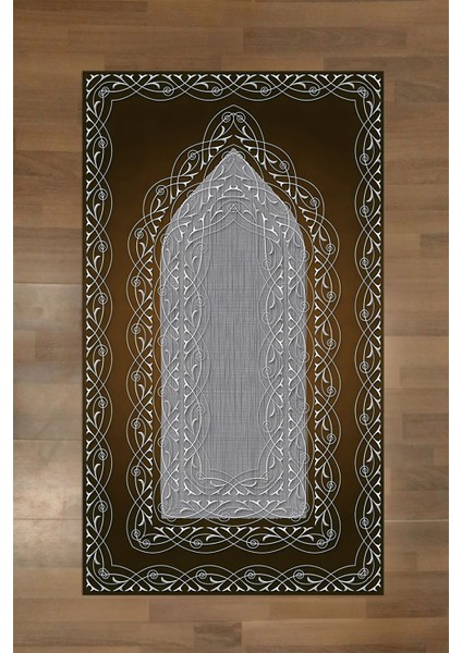 Dijital Baskılı Kaymaz Taban Yıkanabilir Hediyelik Çeyizlik Namazlık Seccade, Seccade-72-Kahve, fırsatları