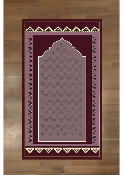 Dijital Baskılı Kaymaz Taban Yıkanabilir Hediyelik Çeyizlik Namazlık Seccade, Seccade-75-Bordo, fırsatları