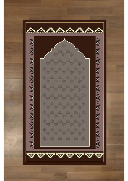 Dijital Baskılı Kaymaz Taban Yıkanabilir Hediyelik Çeyizlik Namazlık Seccade, Seccade-75-Kahve, fırsatları