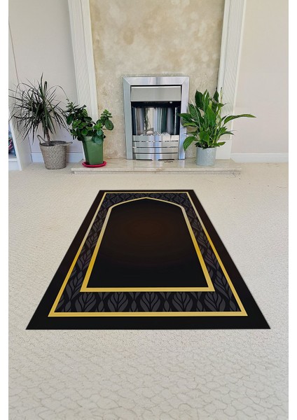 Dijital Baskılı Kaymaz Taban Yıkanabilir Hediyelik Çeyizlik Namazlık Seccade, Seccade-79-Kahve, fırsatları