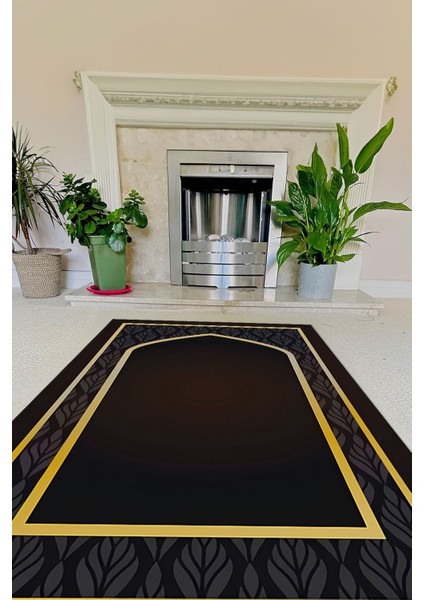 Dijital Baskılı Kaymaz Taban Yıkanabilir Hediyelik Çeyizlik Namazlık Seccade, Seccade-79-Kahve, indirimleri