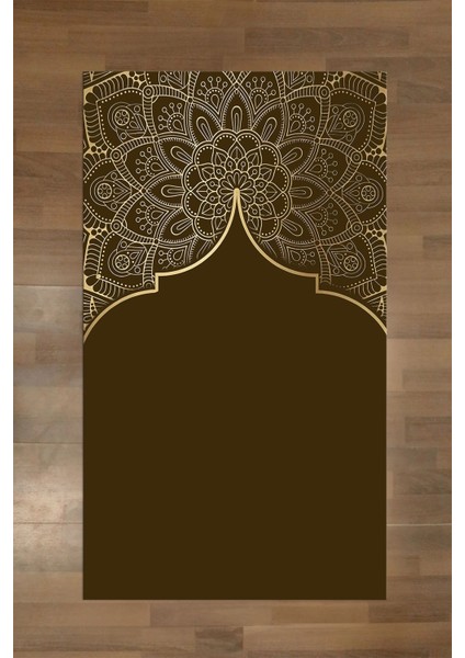 Dijital Baskılı Kaymaz Taban Yıkanabilir Hediyelik Çeyizlik Namazlık Seccade, Seccade-85-Kahve, fiyatları