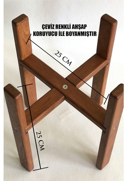 Çiçek Saksı Altlığı Raf - Çiçek Stand - 2 Adet