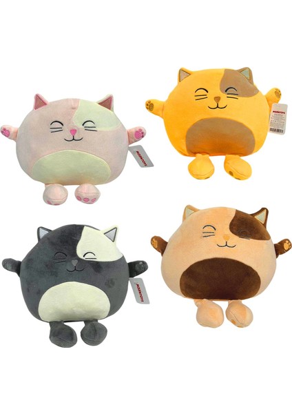 Peluş Yastık Tombik Kedi 35 Cm Sevgililer Günü Hediyesi