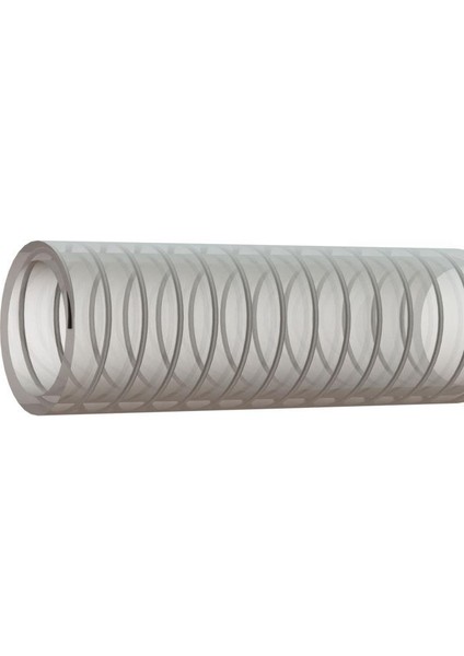 50 mm Şeffaf Çelik Telli Emiş Hortumu 2 Metre