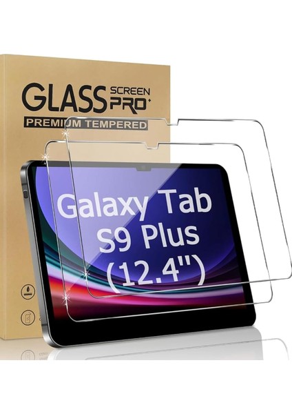 Samsung Galaxy Tab S9 Plus / S8 Plus / S7 Plus / S7 Fe Temperli Cam Ekran Koruyucu