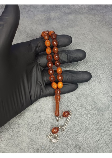 Mos Tesbih Üst Düzey Eskitme Hareli Toz Kehribar Tesbih fiyatları