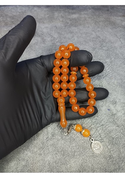 Mos Tesbih Küre Üst Düzey Toz Kehribar Tesbih