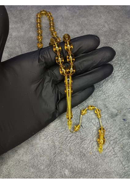 Mos Tesbih Sistemli Üst Düzey Toz Kehribar Tesbih fiyatları