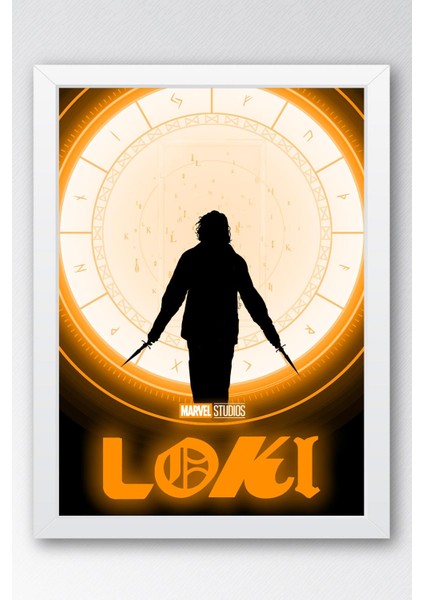 Loki Çerçeveli Tablo - Marvel Dizi Posteri Tablo