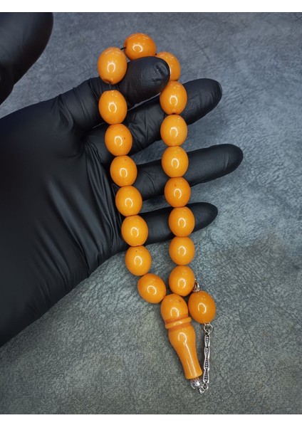 Mos Tesbih Şak Şak Maskot Toz Kehribar Tesbih