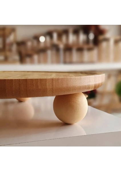 Bambu Top Ayaklı Sunumluk