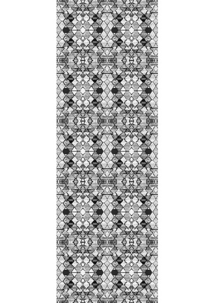 Dijital Kaymaz Yıkanabilir Iskandinav Dörtgen Desenli Üçlü Yatak Odası, Yo-Iskandinav-42-Gri, modelleri