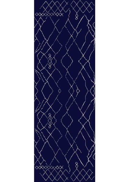 Baskılı Kaymaz Yıkanabilir Iskandinav Modern Sade Model Üçlü Yatak Odası, Yo-Iskandinav-46-Lacivert, modelleri