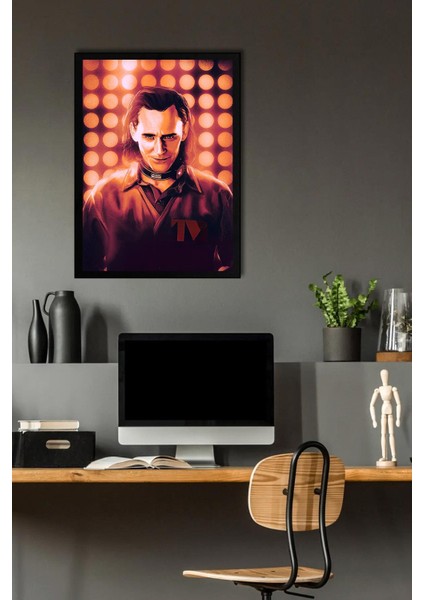 Loki Çerçeveli Tablo - Marvel Dizi Posteri Tablo fiyatları