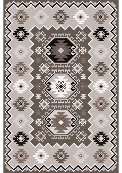 Dijital Baskılı Kaymaz Taban Yıkanabilir Etnik Otantik Desen Üçlü Yatak Odası, Yo-Etnik-23-Vizon, fiyatları