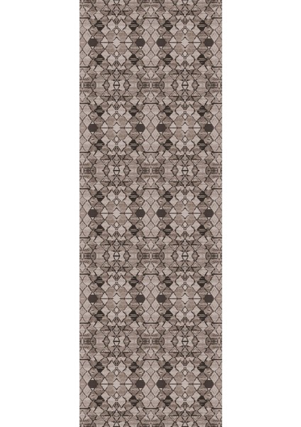 Dijital Kaymaz Yıkanabilir Iskandinav Dörtgen Desenli Üçlü Yatak Odası, Yo-Iskandinav-42-Vizon, modelleri