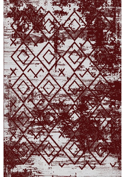 Dijital Baskılı Kaymaz Yıkanabilir Iskandinav Modern Sade Üçlü Yatak Odası, Yo-Iskandinav-47-Bordo, fiyatları