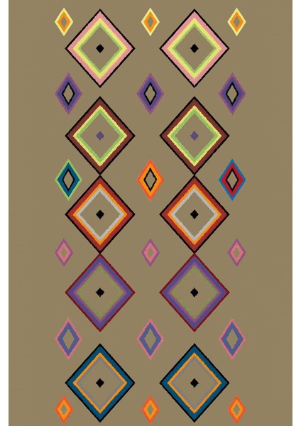 Dijital Baskılı Kaymaz Yıkanabilir Iskandinav Dörtgen Üçlü Yatak Odası, Yo-Iskandinav-49-Bej, fiyatları