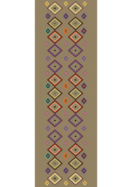 Dijital Baskılı Kaymaz Yıkanabilir Iskandinav Dörtgen Üçlü Yatak Odası, Yo-Iskandinav-49-Bej, modelleri