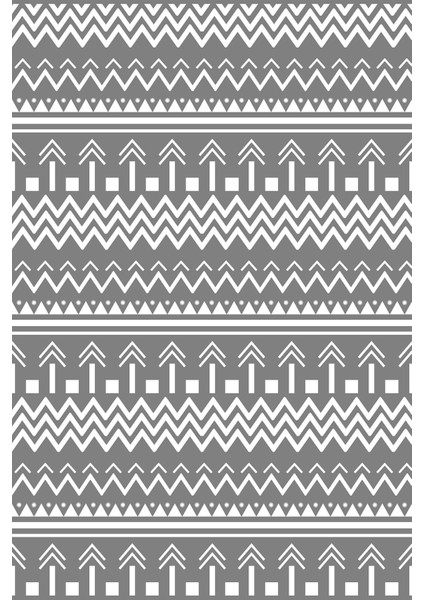 Baskılı Kaymaz Yıkanabilir Iskandinav Etnik Desen Üçlü Yatak Odası, Yo-Iskandinav-53-Gri, fiyatları