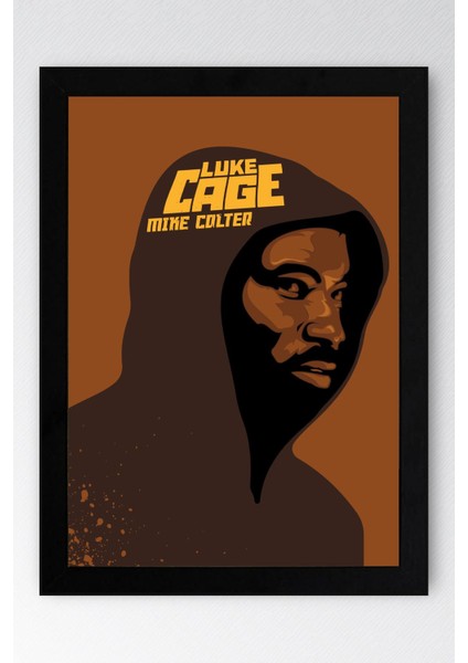 Luke Cage Çerçeveli Tablo - Marvel Dizi Posteri Tablo