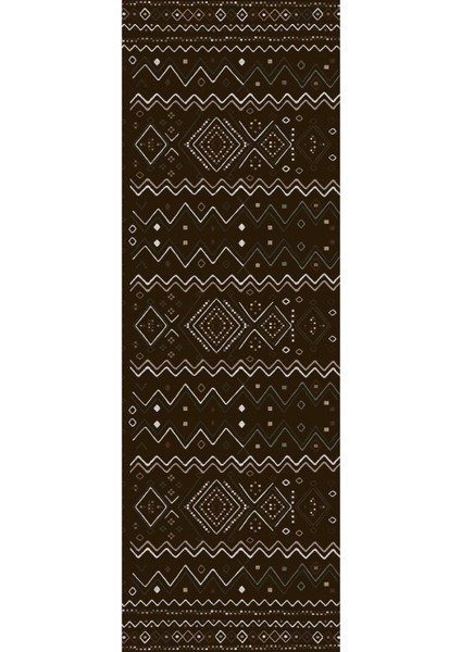 Dijital Baskılı Kaymaz Yıkanabilir Iskandinav Model Üçlü Yatak Odası, Yo-Iskandinav-55-Kahve, modelleri