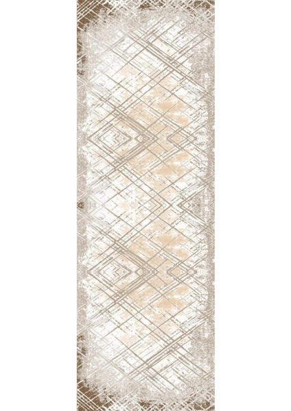 Dijital Baskılı Kaymaz Taban Yıkanabilir Sade Zikzak Desenli Üçlü Yatak Odası, Yo-Sade-65-Bej, modelleri