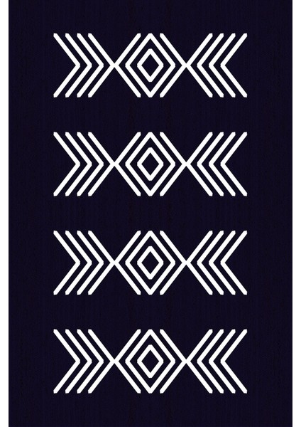 Dijital Kaymaz Taban Yıkanabilir Jüt Çizgi Modelli Üçlü Yatak Odası Takımı, Yo-Jüt-39-Lacivert, fiyatları