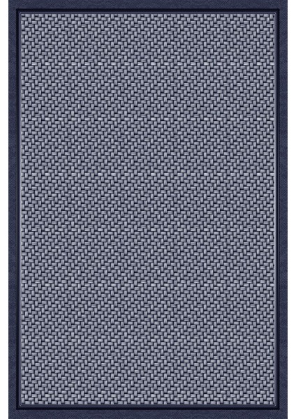 Dijital Baskılı Kaymaz Taban Yıkanabilir Jüt Hasır Görünümlü Üçlü Yatak Odası, Yo-Jüt-22-Lacivert, fiyatları