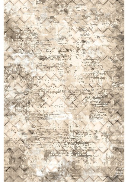 Dijital Baskılı Kaymaz Yıkanabilir Sade Kare Geçişli Modern Üçlü Yatak Odası, Yo-Sade-110-Bej, fiyatları