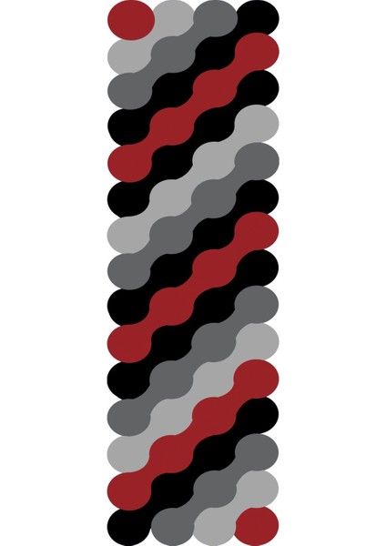 Dijital Baskılı Kaymaz Taban Yıkanabilir Lazer Kesim Üçlü Yatak Odası Takımı, Yo-Lazer-31-Kırmızı, modelleri