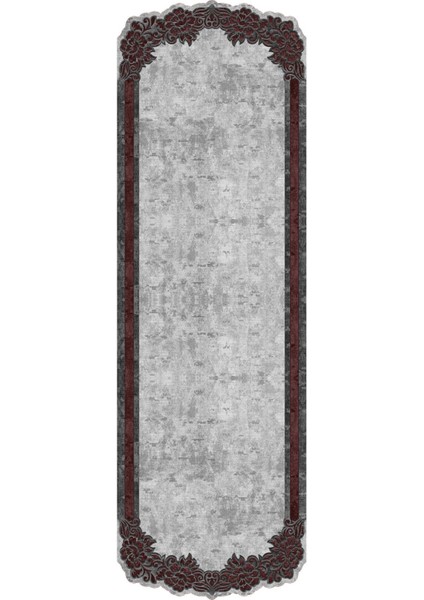 Dijital Baskılı Kaymaz Taban Yıkanabilir Lazer Kesim Üçlü Yatak Odası Takımı, Yo-Lazer-37-Bordo, modelleri