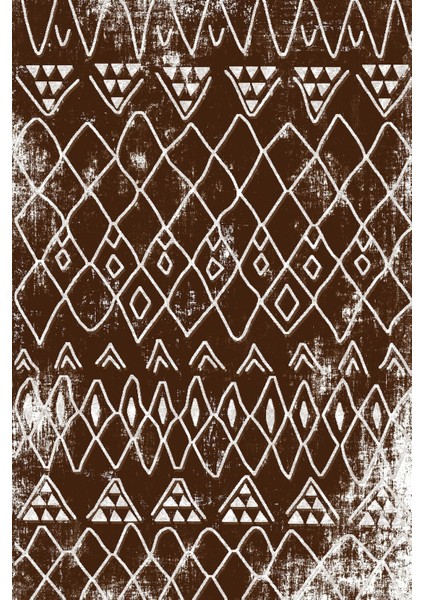 Dijital Kaymaz Yıkanabilir Modern Iskandinav Motifli Üçlü Yatak Odası, Yo-Modern-133-Kahve, fiyatları