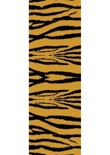 Dijital Baskılı Kaymaz Yıkanabilir Modern Leopar Çizgili Üçlü Yatak Odası, Yo-Modern-144-Sarı, modelleri