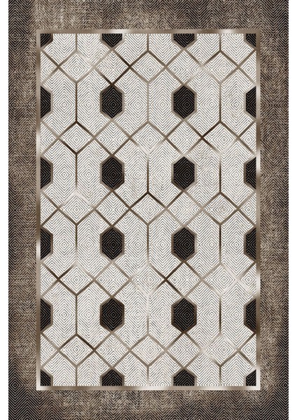 Dijital Baskılı Kaymaz Yıkanabilir Modern Çerçeve Modelli Üçlü Yatak Odası, Yo-Modern-138-Kahve, fiyatları