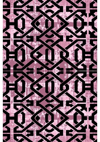 Dijital Baskılı Kaymaz Yıkanabilir Modern Çizgili Üçlü Yatak Odası Takımı, Yo-Modern-143-Pembe, fiyatları