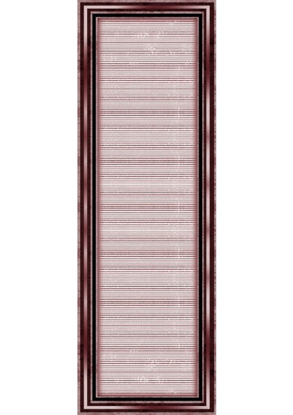 Baskılı Kaymaz Yıkanabilir Çerçeveli Sade Klasik Modern Üçlü Yatak Odası,Yo-Çerçevelı-120-Bordo, modelleri
