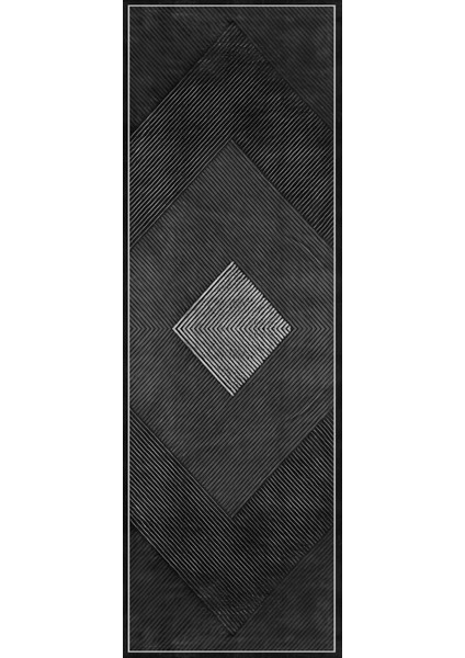 Dijital Kaymaz Yıkanabilir Modern Üçgen Çizgili Sade Üçlü Yatak Odası Takımı, Yo-Modern-181-Antrast, modelleri